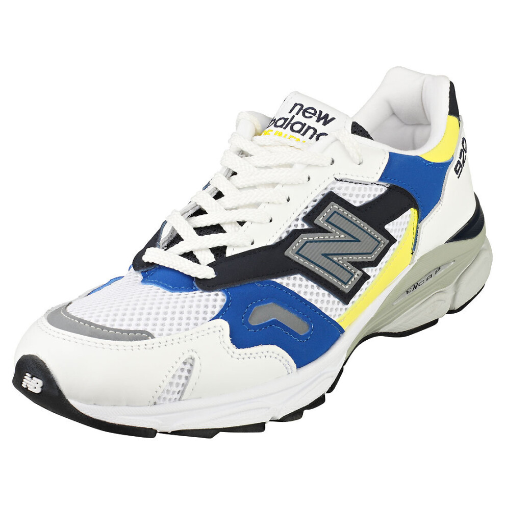 New Balance M920sb Mens Fashion Trainers in White Blue - Size 8 UK