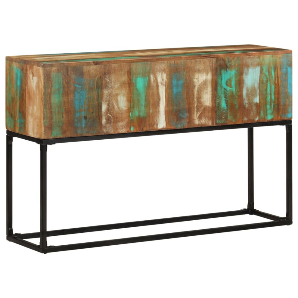 Vidaxl Console Table Solid Reclaimed Wood Wooden Entryway Accent Hall Table