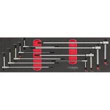 KS Tools 713.5018 9 Module Allen Key Set with T-Handle