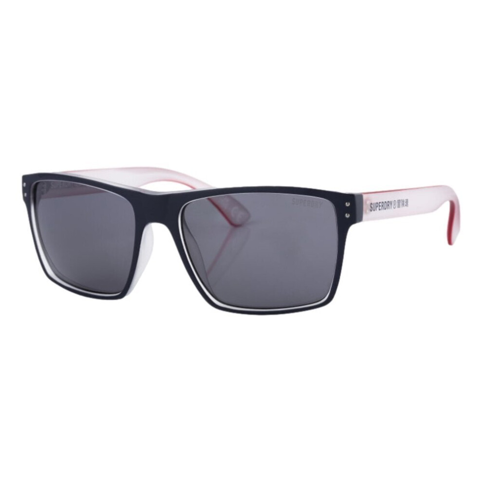 Superdry Kobe Sunglasses - Navy / Red Colour: Navy/Red