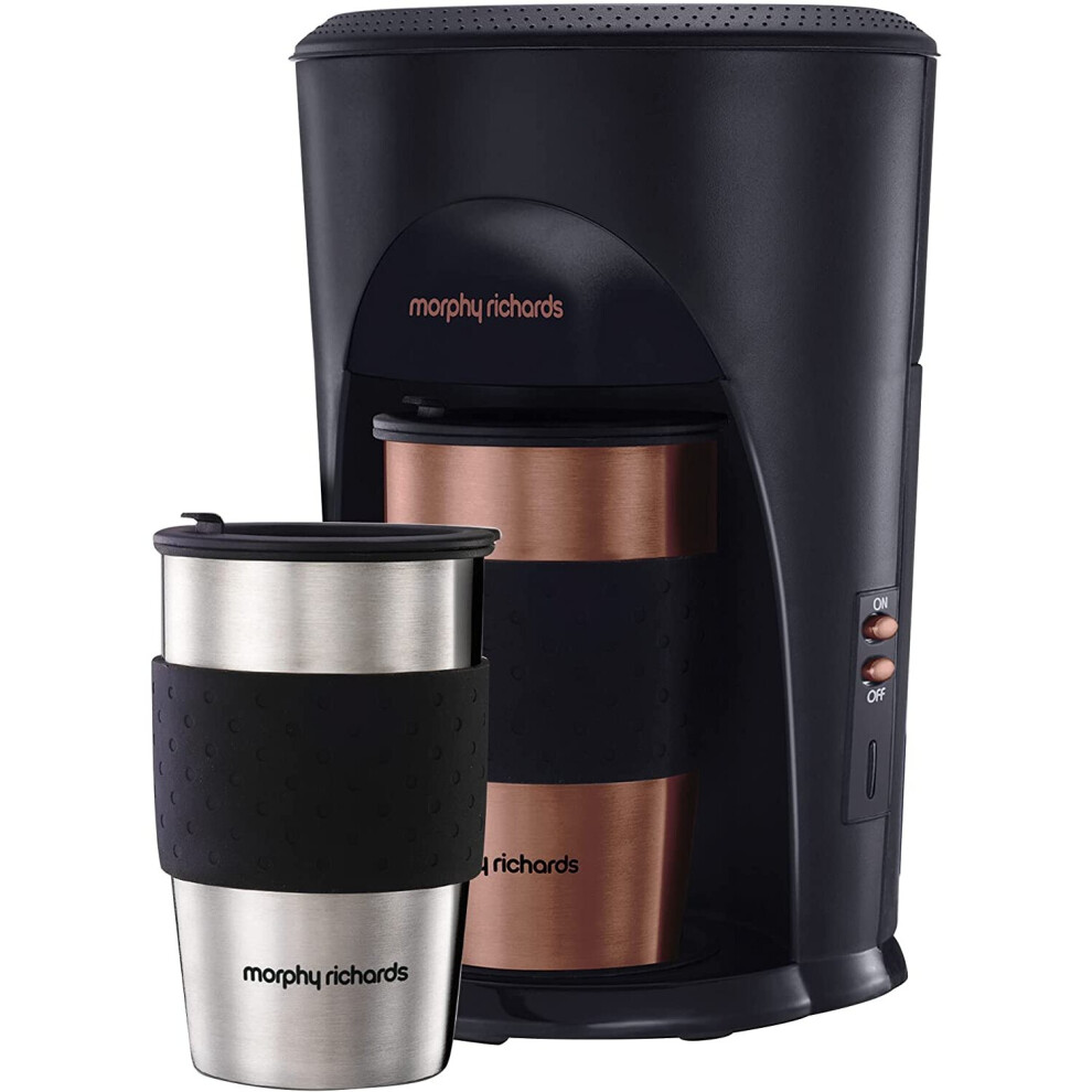 Morphy Richards Coffee On The Go Special 2 Mug Edition Filter Coffee Machine 162743