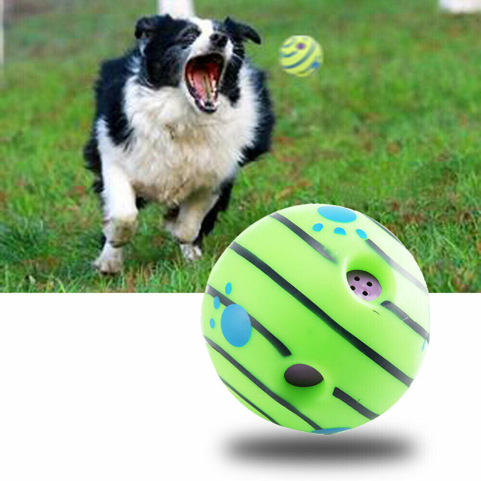 Wobble Wag Giggle Ball Dog Play Training Pet Toy With Funny Sound