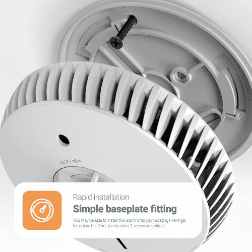 Fireangel FireAngel FA6720-R Heat Alarm, White 2