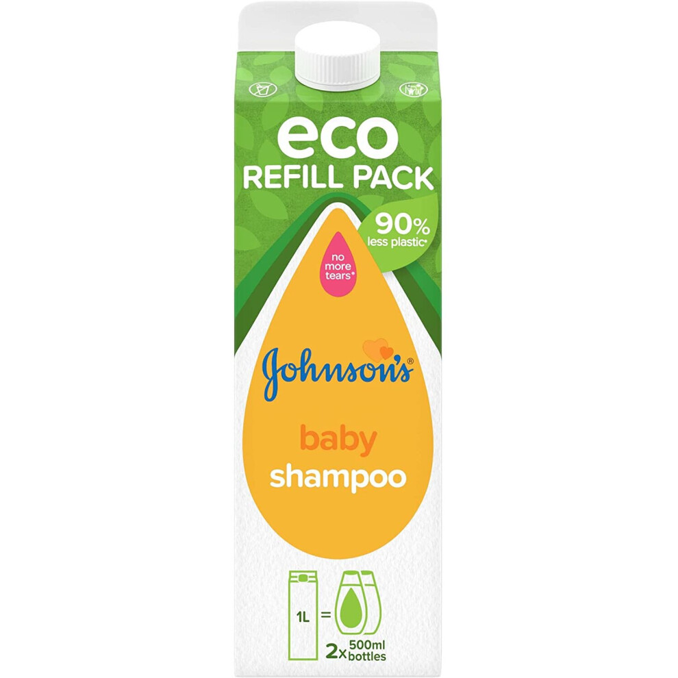 Johnson's Baby Shampoo Eco Refill Pack 1L