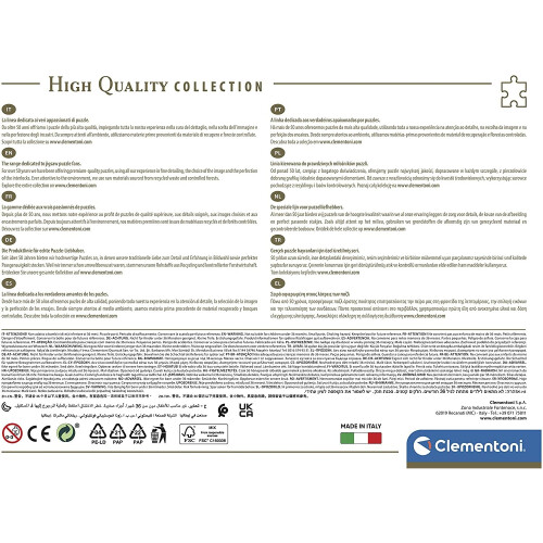 Clementoni Puslespil 500 HQ Cheshirekatten 2
