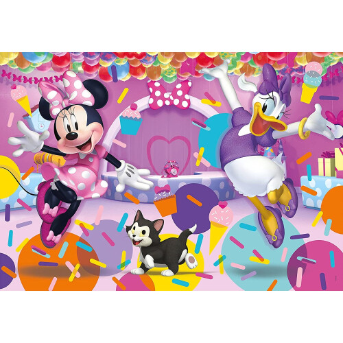 Clementoni Puslespil 104 Super Farve Minnie 1