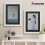 (A2 Pic (A1 Frame)) White  Wooden Effect Picture Frame, Step Style Photo Frames, Wall Hanging Frames, Home Décor Frame With Black Mount 14