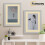 (A2 Pic (A1 Frame)) Grey Wooden Effect Picture Frame, Step Style Photo Frames, Wall Hanging Frames, Home Décor Frame With Ivory Mount 7