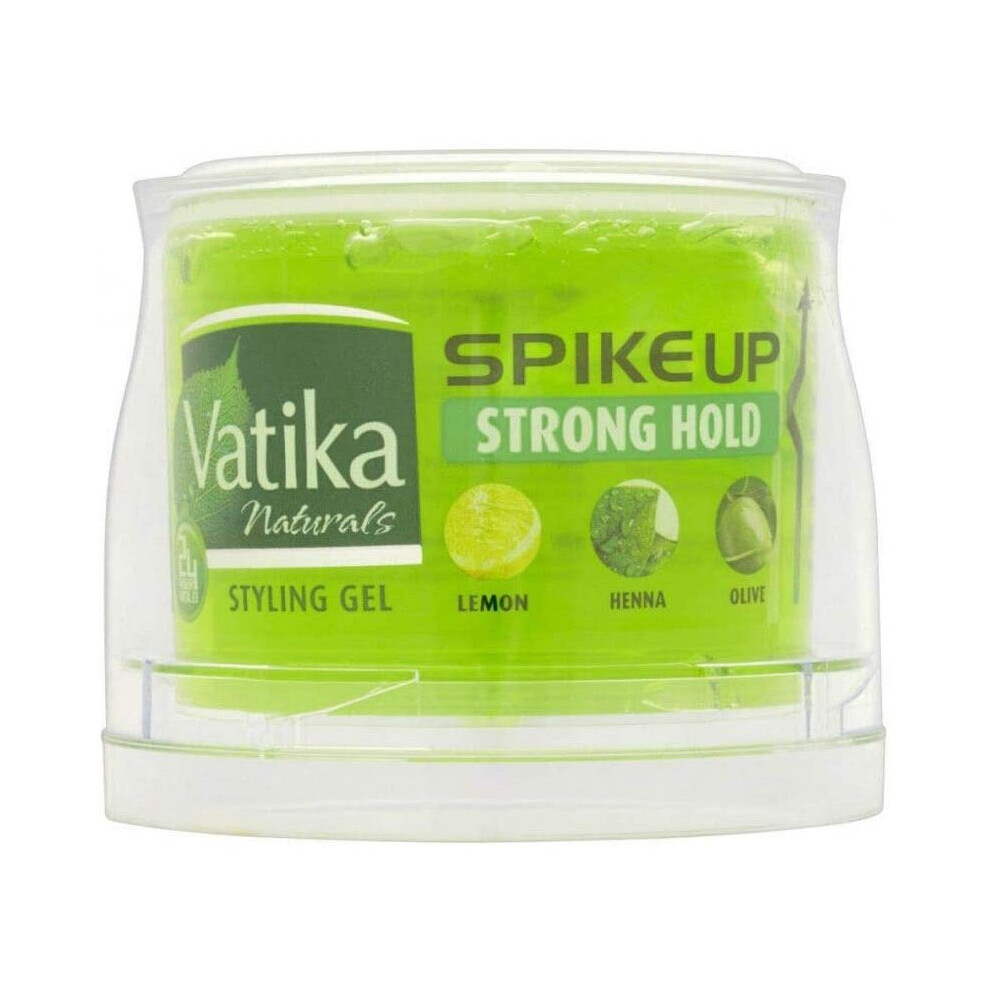 Vatika Dabur Fresh Naturals Splash Hair Gel Spike Up Strong Hold Gel - 250Ml