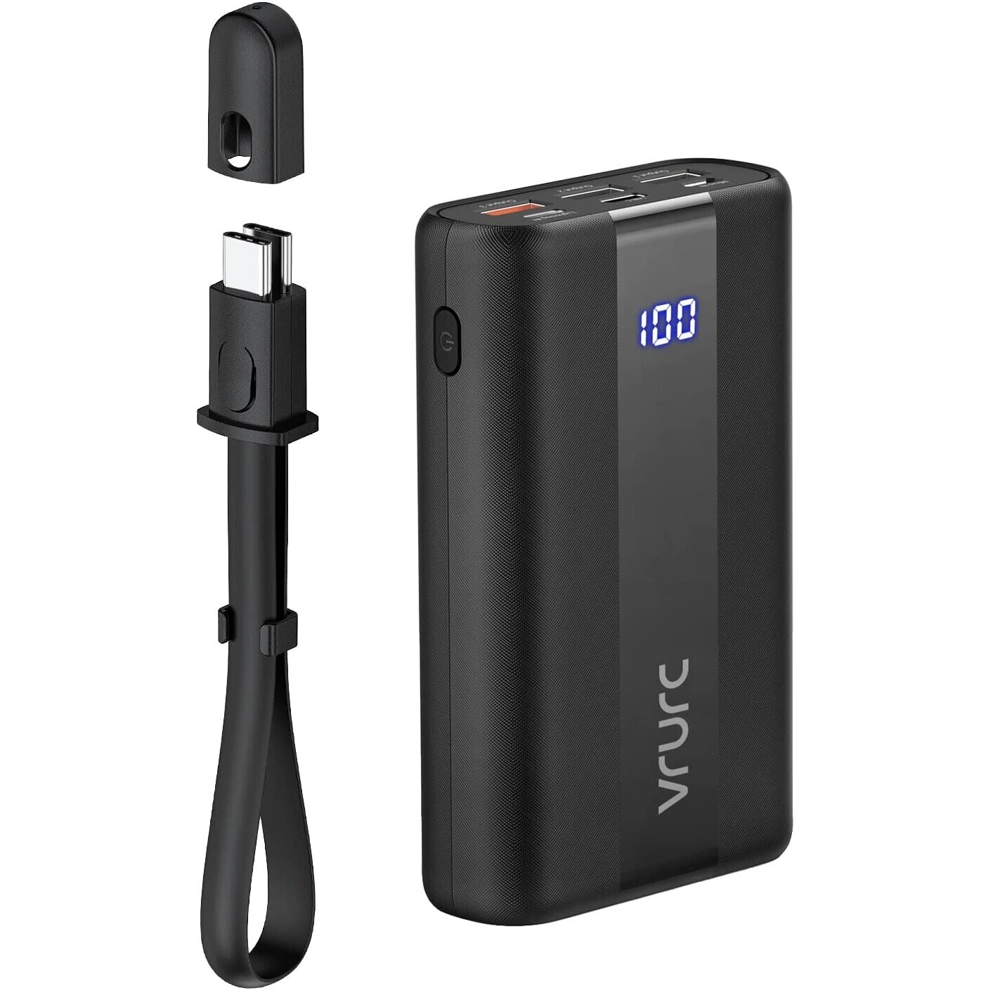 Vrurc Power Bank Mah W Pd Qc Portable Charger Fast