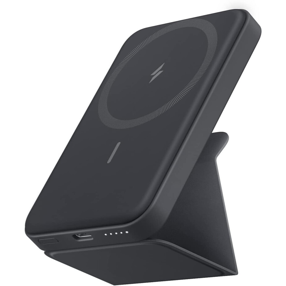 Anker 622 Magnetic Battery (Maggo), 5000Mah Foldable Magnetic Wireless Portable Charger And Usb-C For Iphone 13/12 Series...