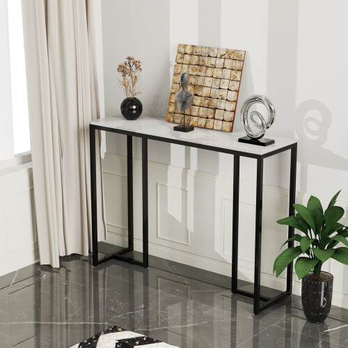 Luxury Hallway Console Table Sofa Display Narrow Table Shelf 2