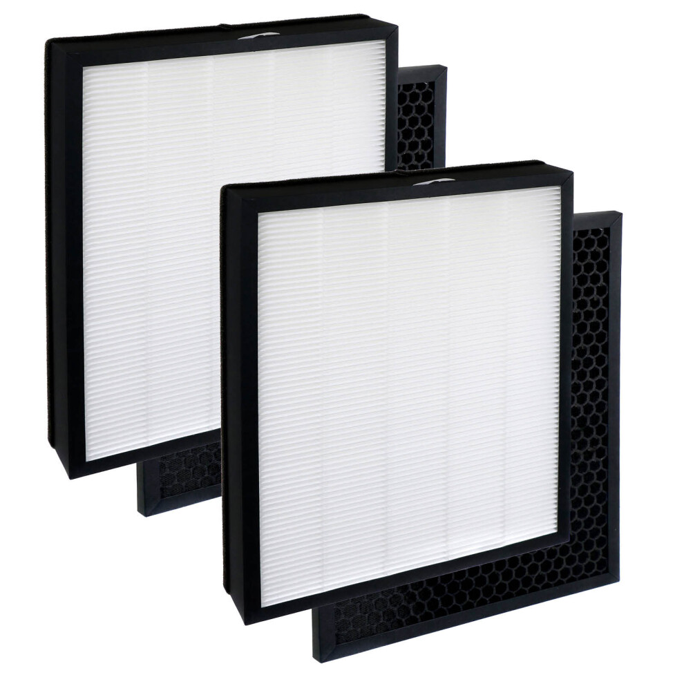 Spares2go Hepa Nanoprotect Filter For Philips Ac2889 Ac3829 Air Purifier Fy2422/30 X 2