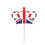 (60) Union Jack Cocktail Sticks | Food Decorations 1