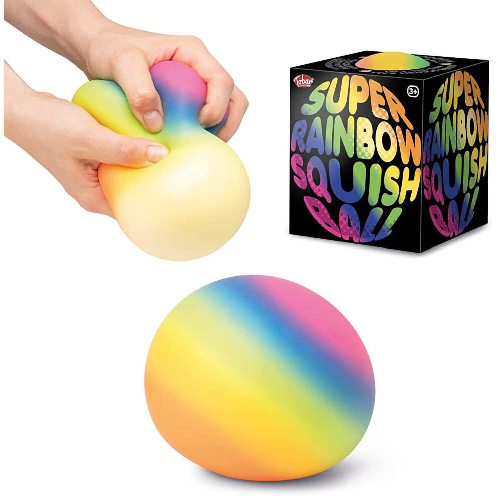 Tobar 38441 Super Rainbow Squish Ball