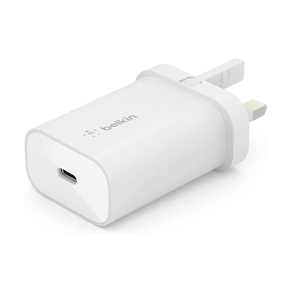 Belkin BoostCharge 25W Wall Chargers with PPS (USB-C Power Delivery, Fast Charger for iPhone, Samsung, Galaxy Tab, iPad and more)