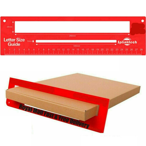 Royal Mail PPI Letter Size Guide Ruler Post Office Postal Price Postag 2