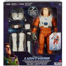 Mattel Disney und Pixar Lightyear Buzz Actionfigur, Raum Ranger XL-01 Uniform & Zubehör, 14 bewegliche Gelenke