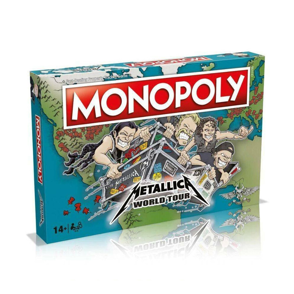 Winning Moves Monopoly Metallica Board Games