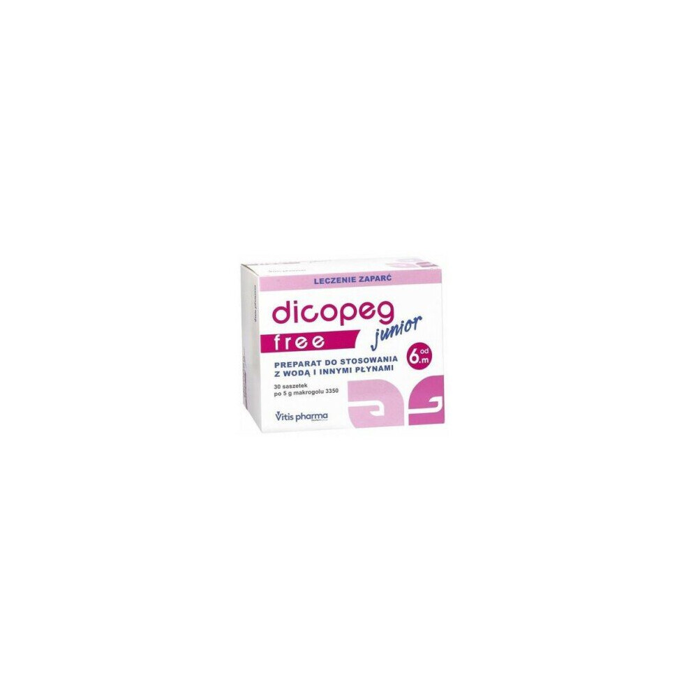 DICOPEG Junior Free osmotic laxative for constipation relief 30sachets