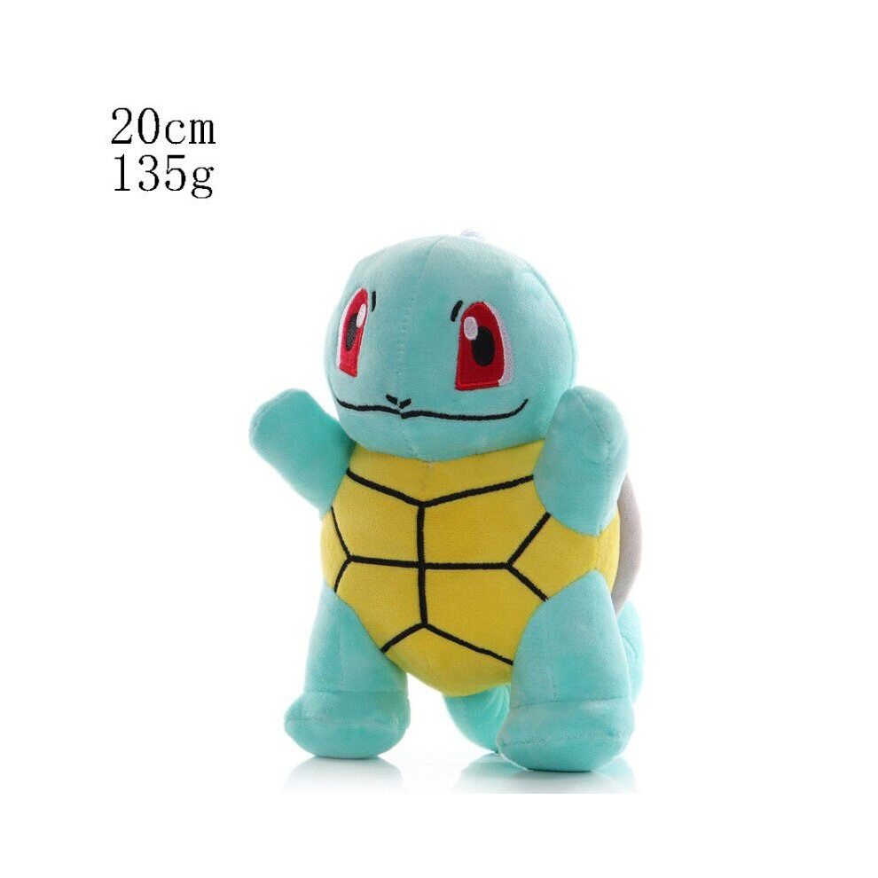 (Squirtle) 40style Anime Pokemon Pikachues Charmander Eevee Image Toys Cartoon Plush Doll