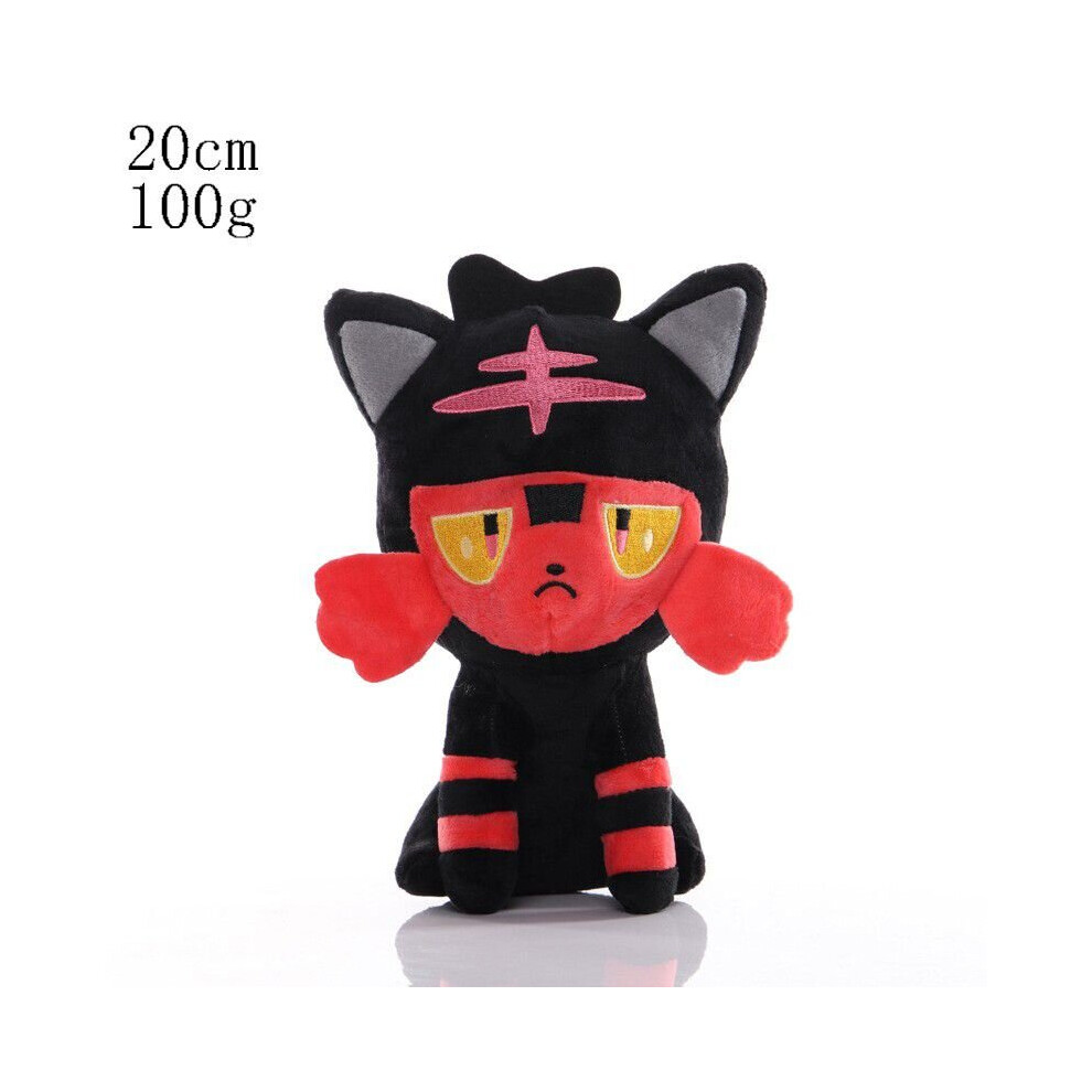 (Litten) 40style Anime Pokemon Pikachues Charmander Eevee Image Toys Cartoon Plush Doll