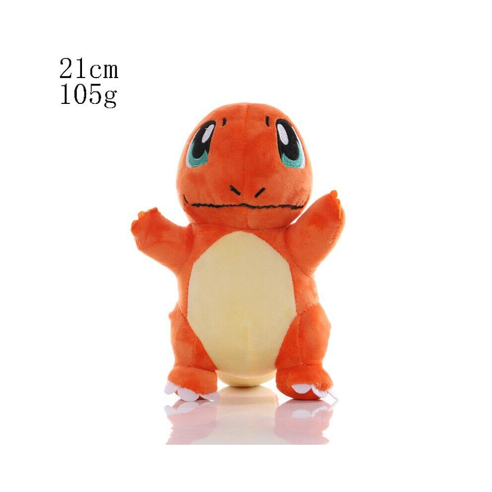 (Charmander) 40style Anime Pokemon Pikachues Charmander Eevee Image Toys Cartoon Plush Doll