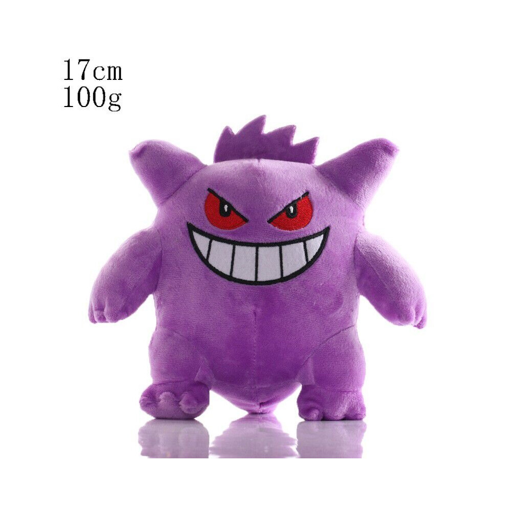 (Gengar) 40style Anime Pokemon Pikachues Charmander Eevee Image Toys Cartoon Plush Doll