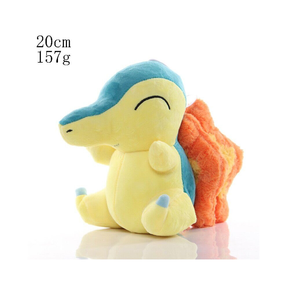 (Cyndaquil) 40 Style Pokemon Plush Doll Pikachu Charmander Eevee Toys Kids Gift