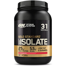 Optimum Nutrition ON Gold Standard 100% Isolate Whey Protein Strawberry 930g Best Before End November 2022