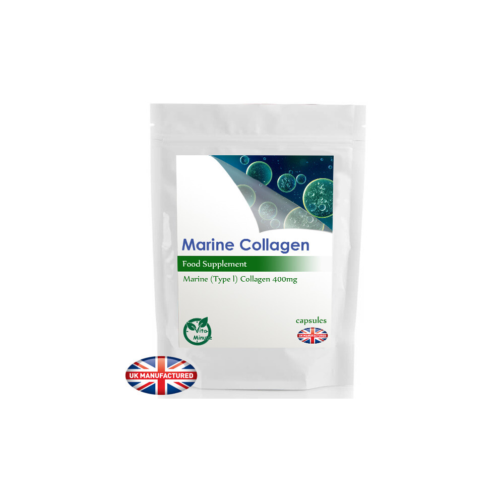 Marine Collagen Type I Skin Care (30 Capsules) Anti Wrinkle Ageing, UK