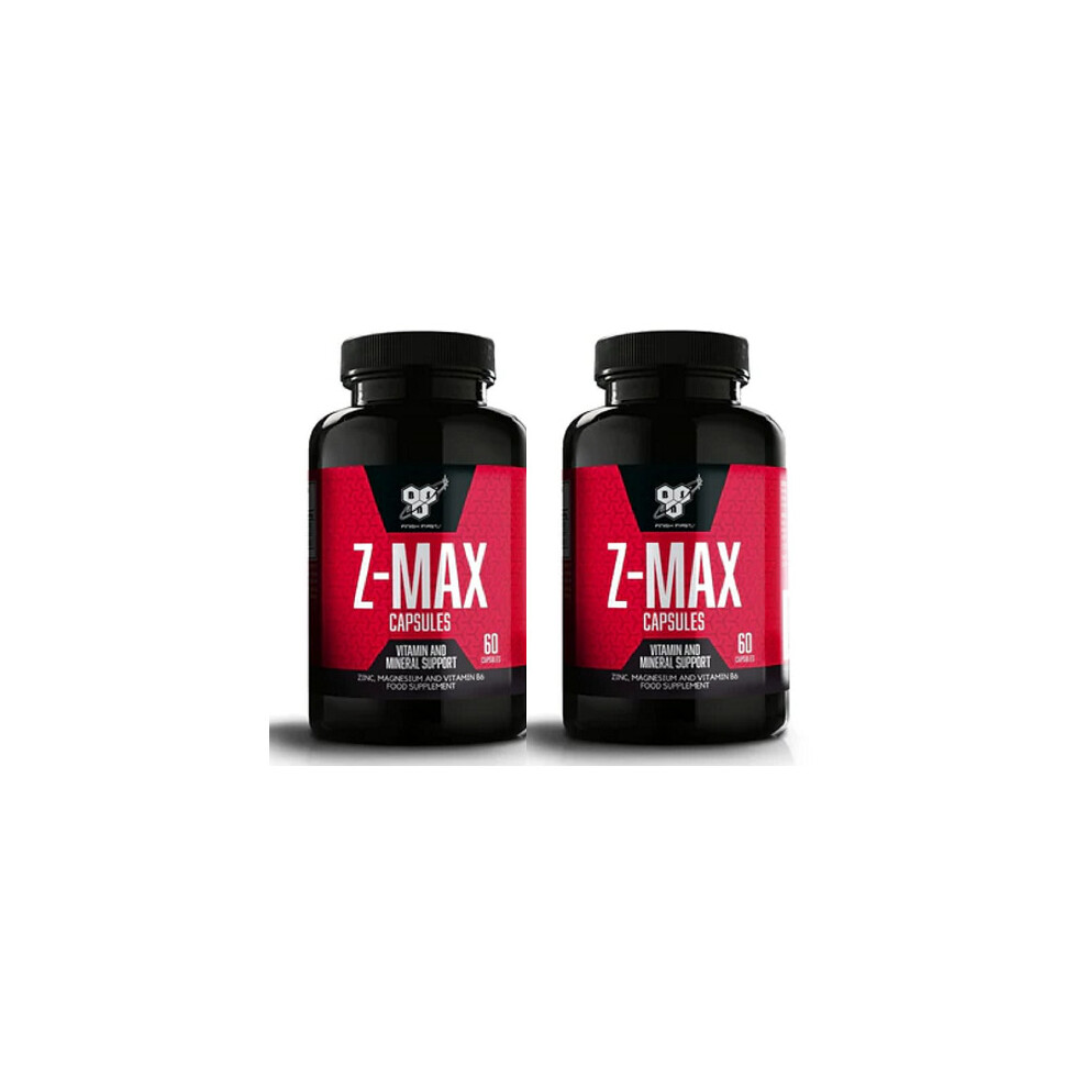 BSN Z-MAX 2 X 60 Capsules Vitamin & Mineral Support Best Before End Of May 2022