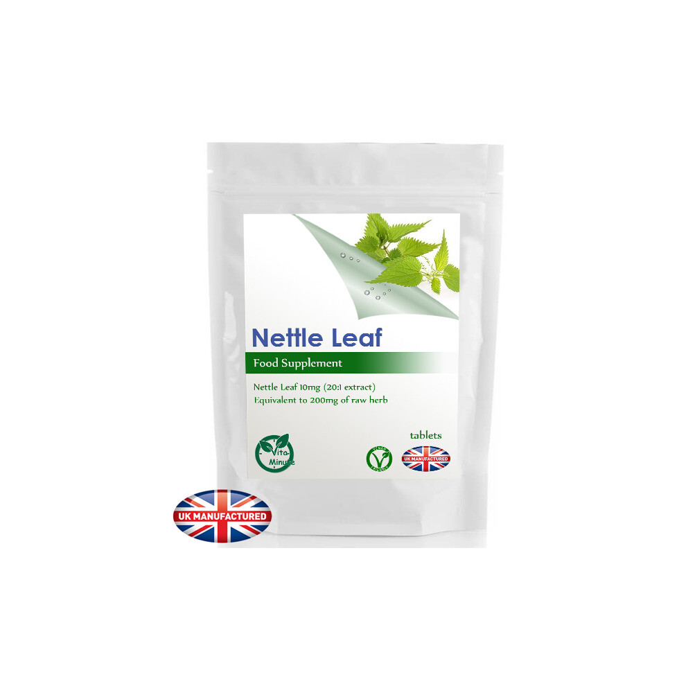 Nettle Leaf 200mg Extract (30 Tablets) Natural Antioxidant, UK (V)