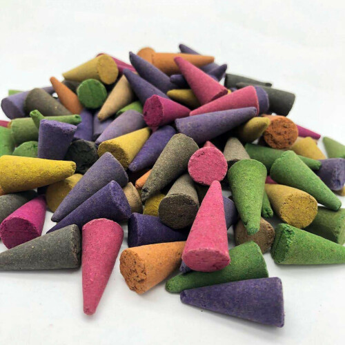(Pack of 100) Mixed Exotic Incense Cones 1