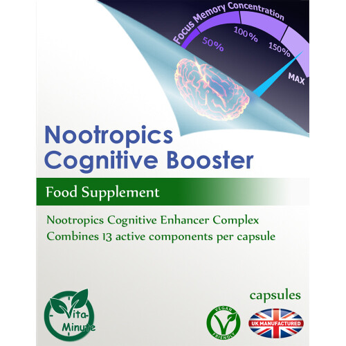 Nootropic Cognitive Complex - 30 Capsules - FREE UK DELIVERY (V) 2