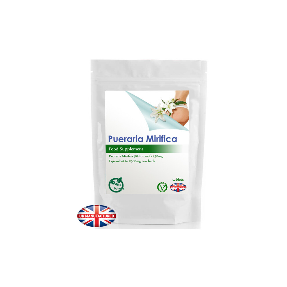 Pueraria Mirifica 2500mg - 30 Tablets (V) Natural Breast Hormone, UK