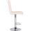 Evre (Without Arms, White) Evre Cuban Bar Stool Adjustable With 360 Swivel 5