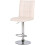 Evre (Without Arms, White) Evre Cuban Bar Stool Adjustable With 360 Swivel 6