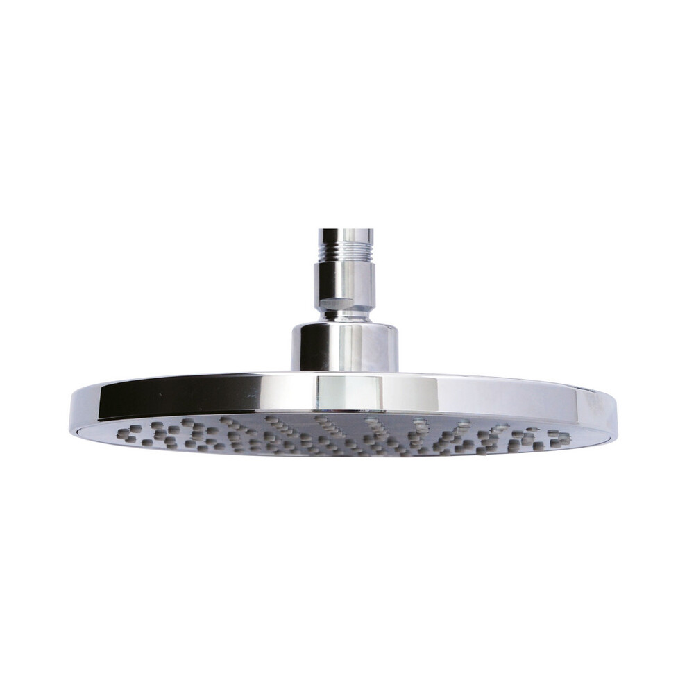 Fixed Shower Head 8-inch 20cm Replacement Overhead Rainfall Rain Shower Heads Adjustable with Swivel Ball Round Chrome