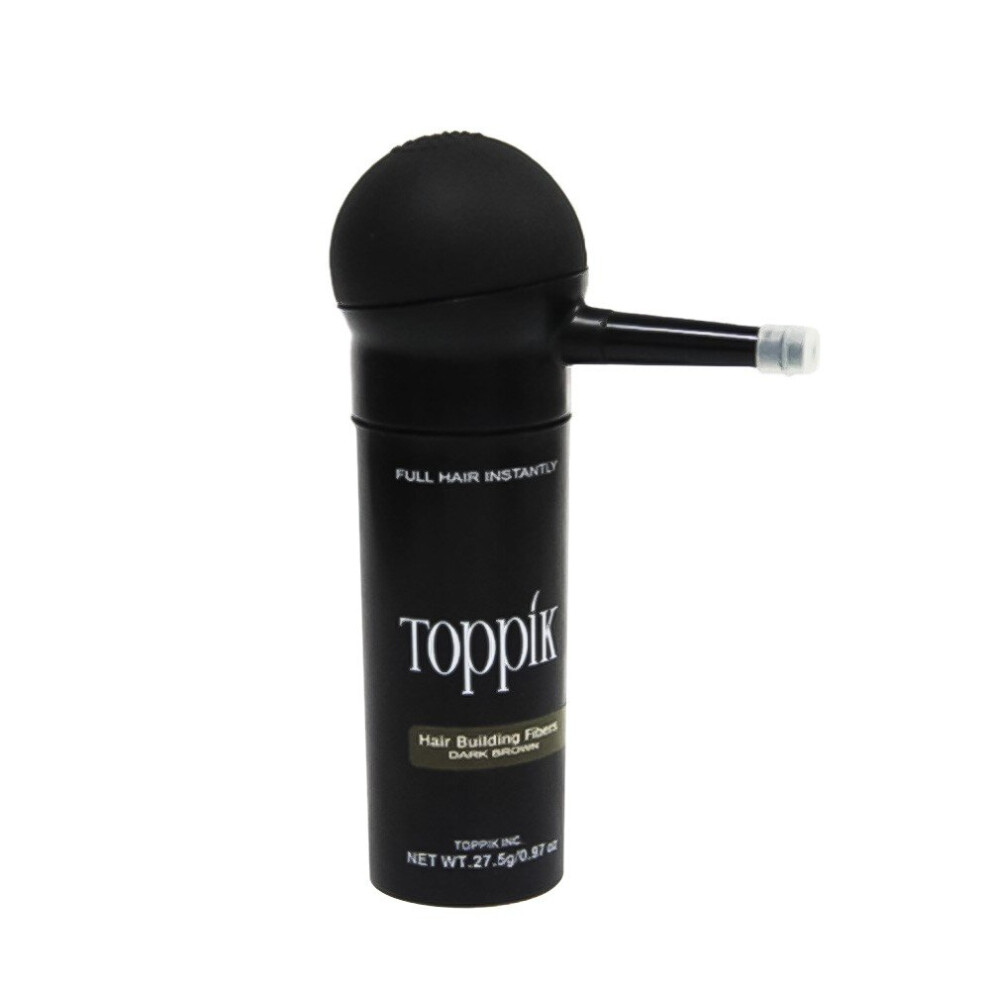 Toppik ( Brown) Hair Building Fibers And Spray Applicator 27.5G Dark/Brown