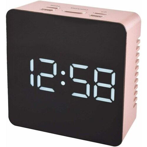 Acctim Acctim Lexington LED Display Alarm Clock Rose Gold Variable Brightness 15830 2