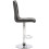 Evre (Without Arms, Black) Evre Cuban Bar Stool Adjustable With 360 Swivel 5