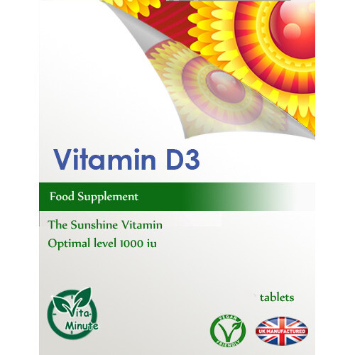 Vitamin D3 1000iu (30 Tablets) 25mcg | Bones, Teeth | Immune | UK (V) 2