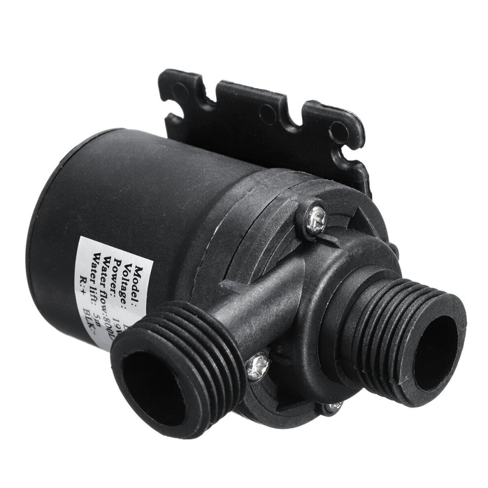 (Dc 12V 19W) Dc 12V/24V 800L/H Submersible Water Pump 5M Solar Brushless Motor Water Circulation Pump 3654659367587