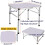 2ft Camping Table Small Folding Tables Outdoor Picnic Table Portable Party Table 4