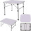 2ft Camping Table Small Folding Tables Outdoor Picnic Table Portable Party Table 1