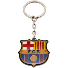 FC Barcelona Crest Enamel Keyring