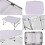 2ft Camping Table Small Folding Tables Outdoor Picnic Table Portable Party Table 5