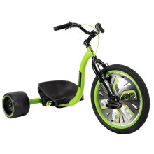 Huffy Green Machine 'Slider' 20" Kids Drifter Trike - Green/Black
