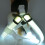 (White, L) Dog Adjustable Control Harness Led Light Walking Collar Chest Strap Vest 1
